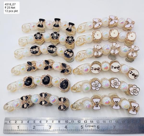 Acrylic Banana Clip Beads Stone Plastic